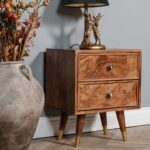 Henlly 2 Drawer Side Table