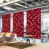 Allsfar Lull Pattern Suspended Acoustic Screens 2400 x 1200 x 24mm